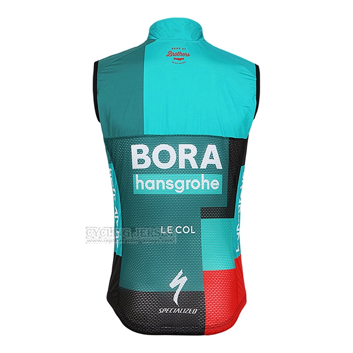 2022 Wind Vest Bora-Hansgrone Green Short Sleeve and Bib Short
